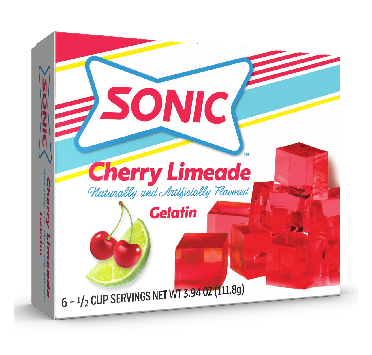 Sonic Cherry Limeade Gelatin Mix Jello