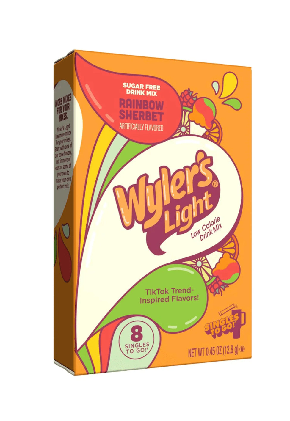 Wyler's Light Watertok Fun Flavor, Rainbow Sherbet Drink Mix