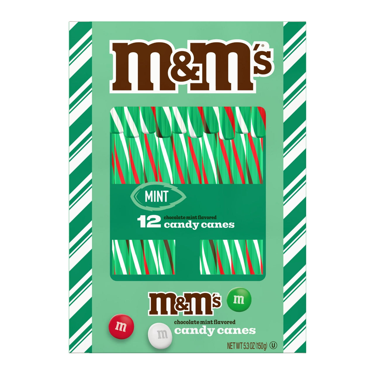 M&M Mint Candy Canes