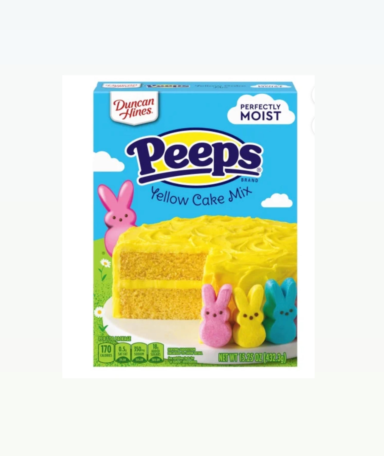 Peeps Yellow Cake Mix