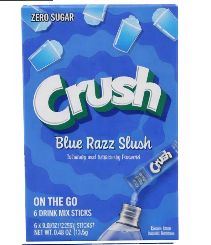 Crush Blue Razz Slush Drink Mix