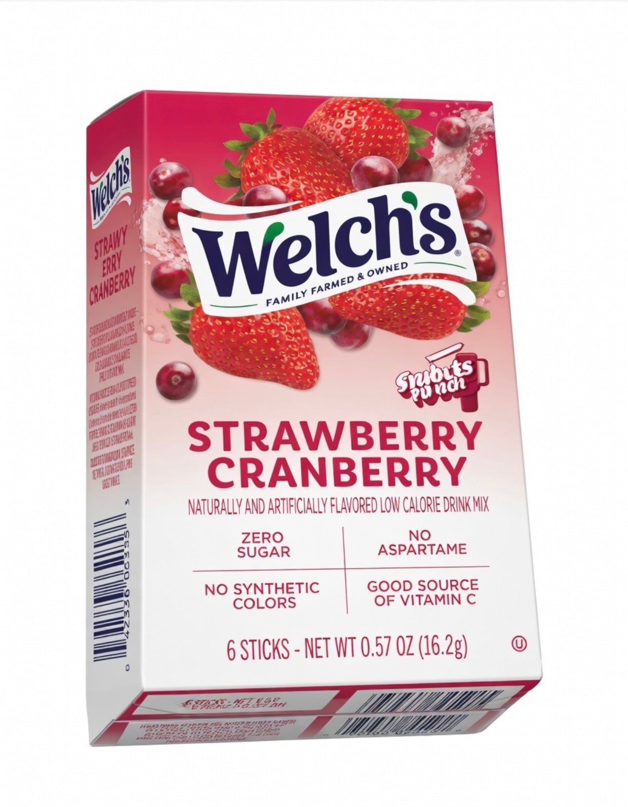 Welch’s Strawberry Cranberry Drink Mix 6 Count