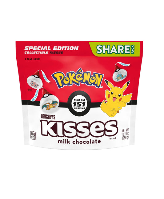 Pokemon Chocolate Kisses 10oz