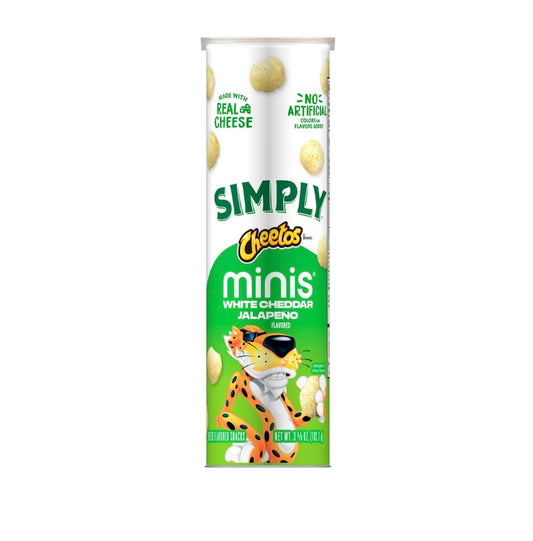Simply Cheetos Mini White Cheddar Snacks, Jalapeno Flavor, 3.625 oz