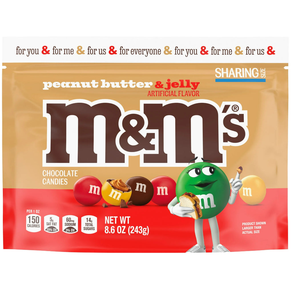 M&M’s Peanut Butter & Jelly