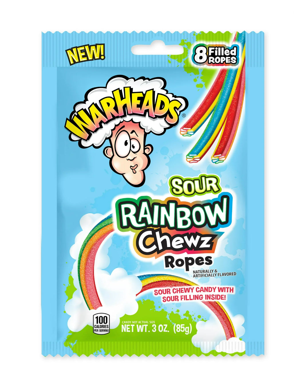 Warheads Rainbow Ropes Chewz