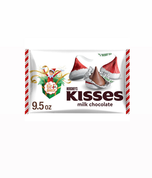 HERSHEY'S KISSES Christmas Chocolate Elf on the Shelf Laydown Bag - 9.5oz