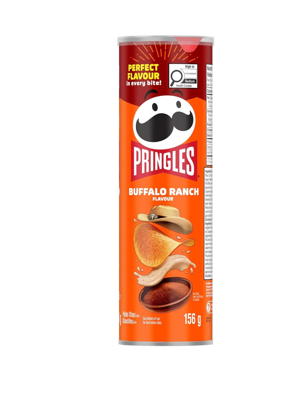 Pringles Buffalo Ranch Potato Chips 156 G
