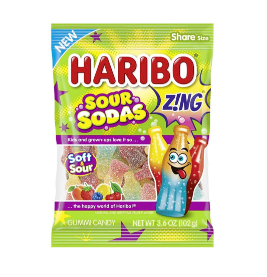 HARIBO SOUR SODA GUMMIES 3.6OZ