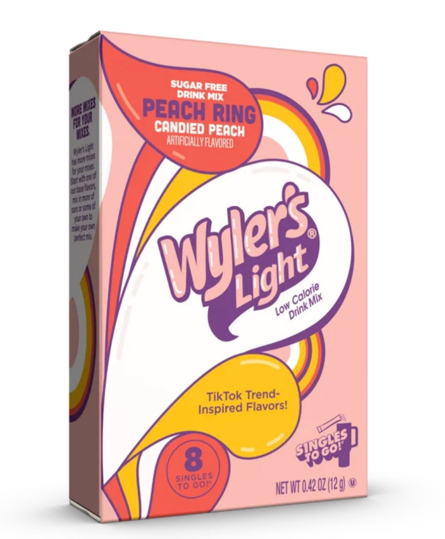 Wyler's Light Watertok Fun Flavor Peach Ring
