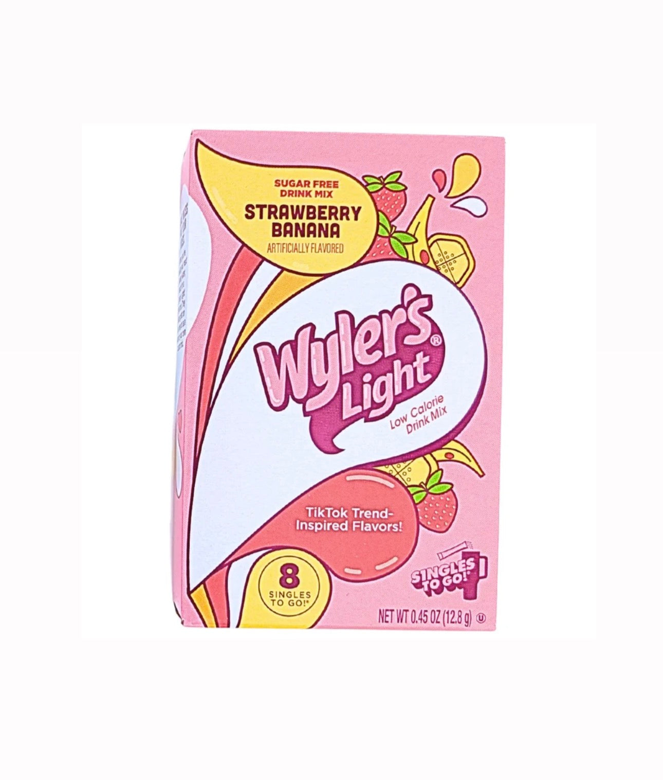Wyler's Light Watertok Fun Flavor, Strawberry Banana Drink Mix