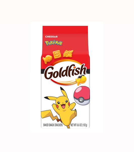 Goldfish Pokémon Cheddar Cheese Crackers, 6.6 oz Bag