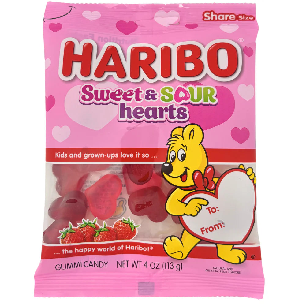 Haribo Valentines Sweet and Sour Hearts